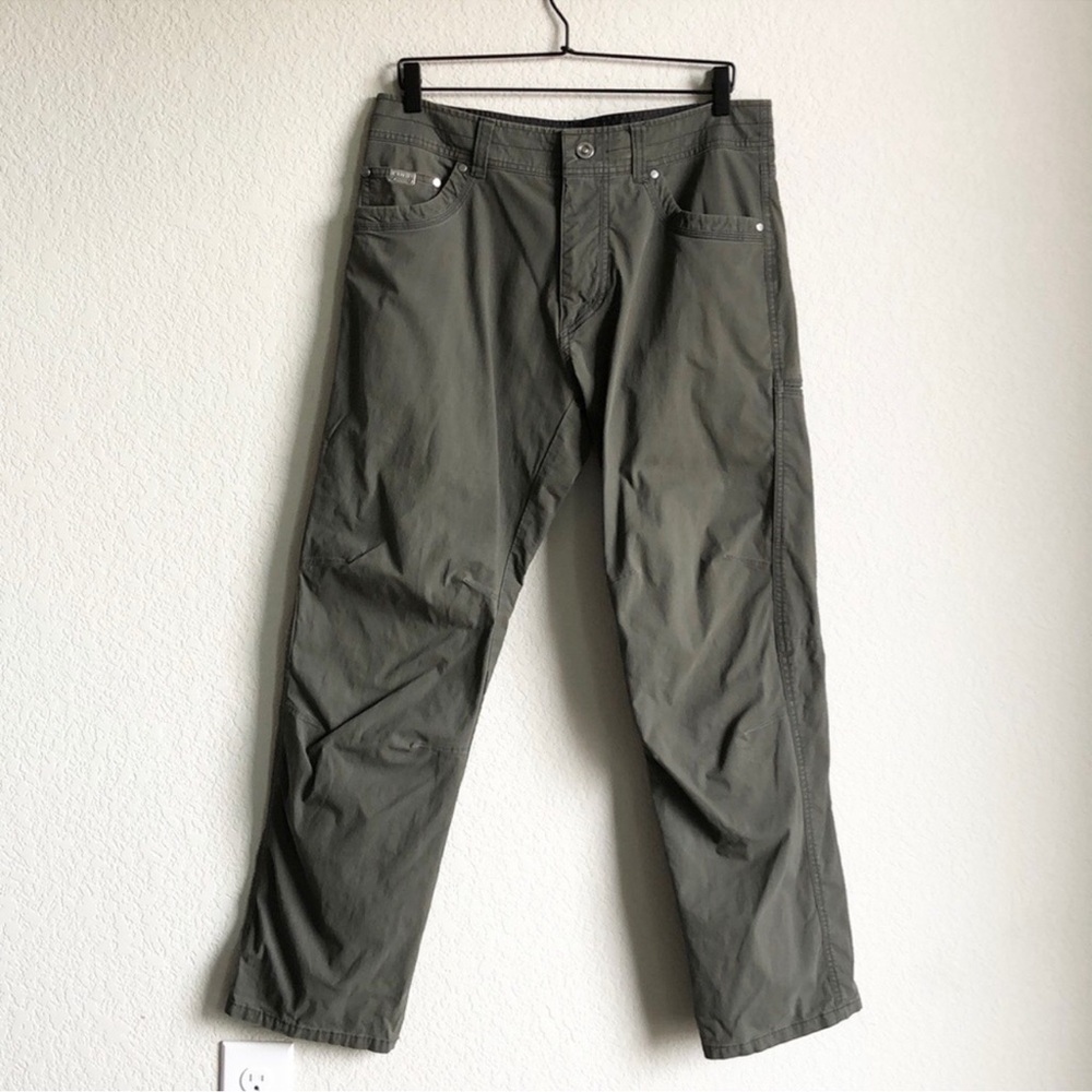 Kuhl Mens Revolvr Hiking Pants Green Size 33 5232